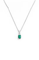 Necklace Idee Preziose dal 1987 Woman in White Gold Smeraldo 0.45 Ct IP.CK18B/7S - IP.CK18B/7S